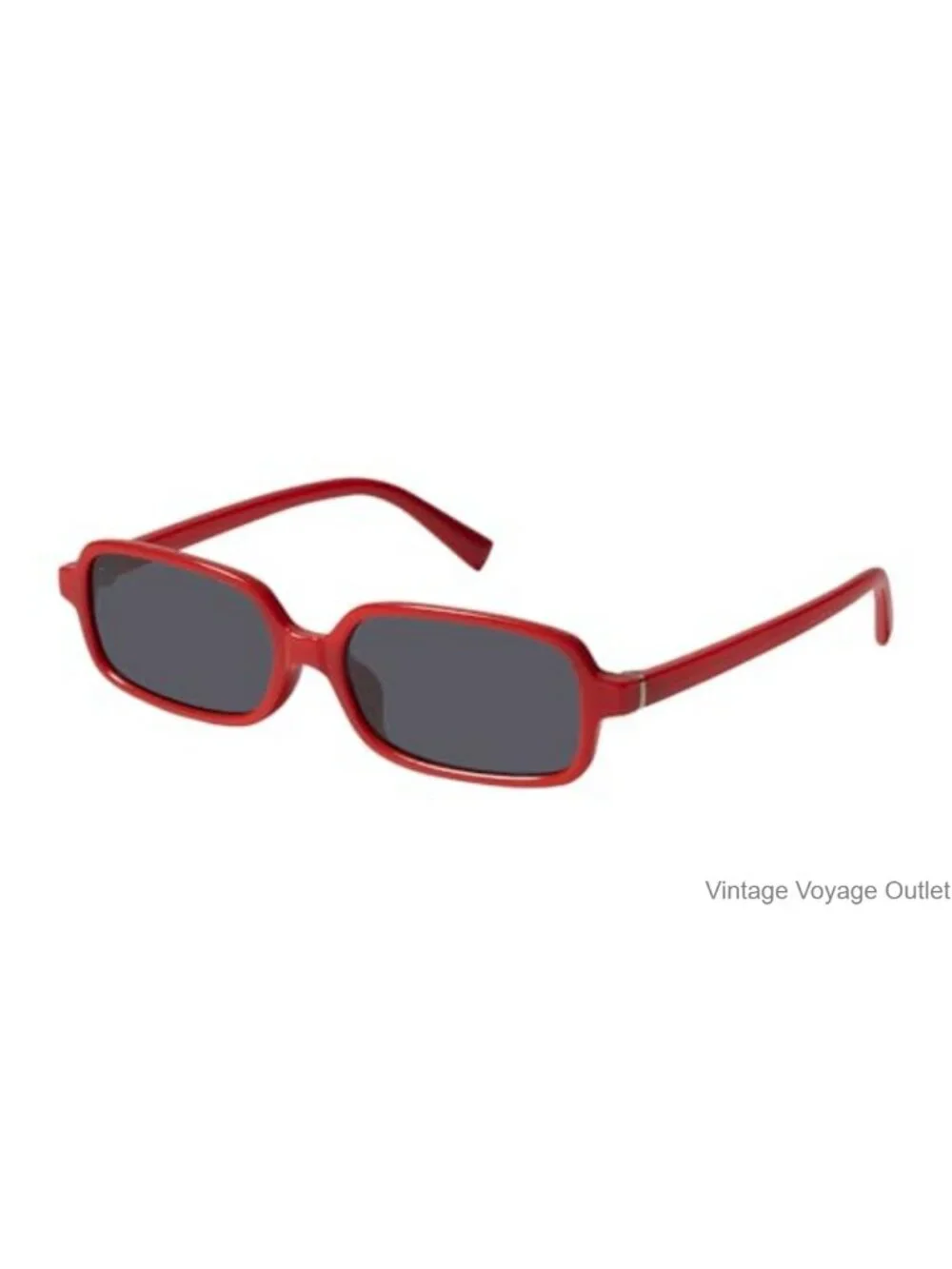 Retro Narrow Rectangle Sunglasses for Women Small Frame UV400 Protection